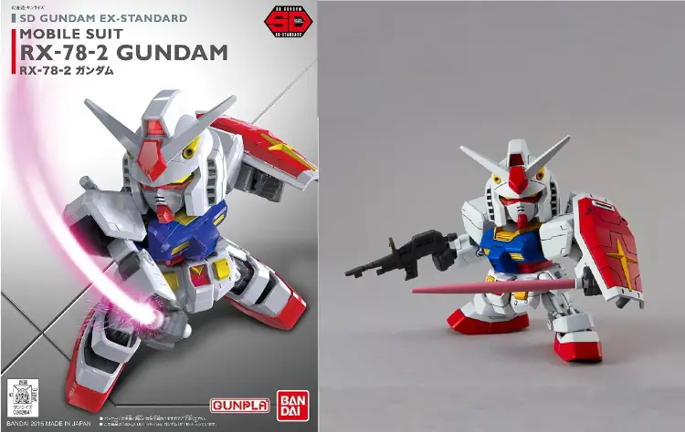 Bandai Model Kit Gundam - SD Gundam Ex-Standard RX-78-2 Gundam