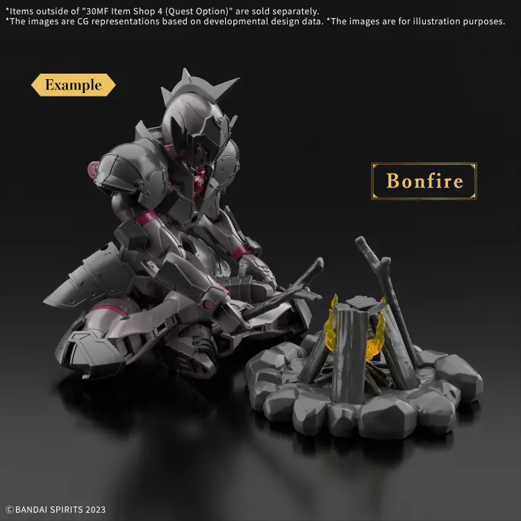 Bandai Model Kit - 30MF - Item shop 4 (Quest option) - Model Kit
