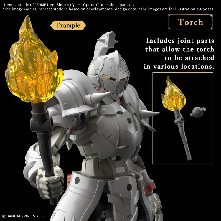 Bandai Model Kit - 30MF - Item shop 4 (Quest option) - Model Kit