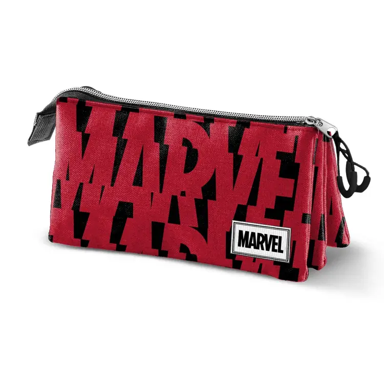 Karactermania - MARVEL - Pencil Case 3 comp - '23x11x10' - Recycled Material
