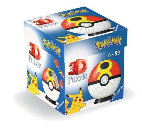 Ravensburger - POKEMON - Puzzle 3D - Repeat Ball 54p