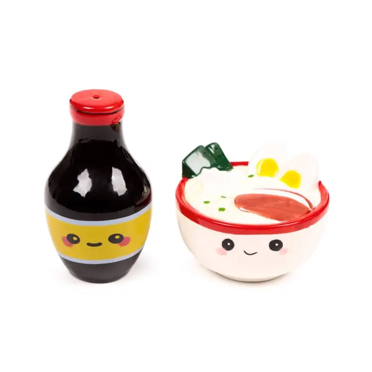 Puckator - KAWAII - Nori The Ramen - Salt and Pepper Shakers Set
