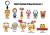 Monogram - GARFIELD - Series 1 - 3D Foam Bag Clip (Display 24 Pcs)