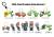 Monogram - PLANTS VS ZOMBIES - Series 1 - 3D Foam Bag Clip (Display 24 Pcs)