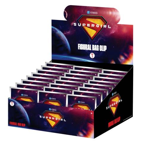 Monogram - SUPER GIRL MOVIE - Series 1 - 3D Foam Bag Clip (Display 24 Pcs)