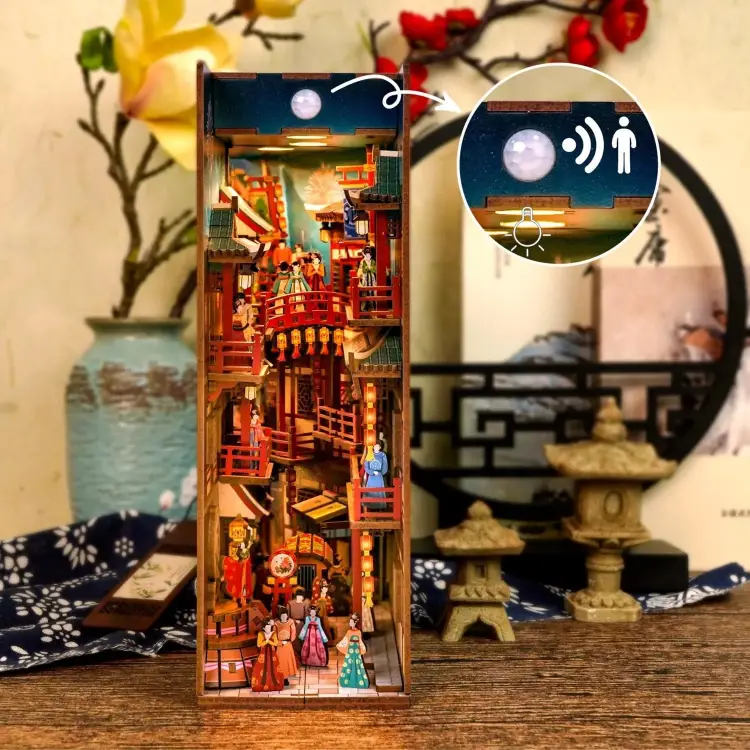 Tonecheer - BOOK NOOK KIT - DIY- The banquet of Tang Dynasty - 260pcs + LED Light