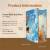 Tonecheer - BOOK NOOK KIT - DIY- Travel with the Wind - 143pcs + LED Light