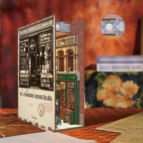 Tonecheer - BOOK NOOK KIT - DIY- 84 Charing Cross Road - 178pcs + LED Light