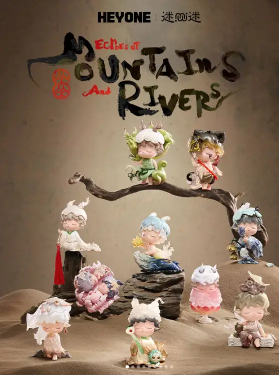 HEYONE - Mimi-Echoes of mountains and rivers Series BLIND BOX - 10cm