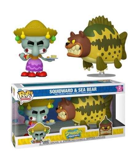 Funko - SPONGEBOB - POP Animation - 2 Pack Squidward & Sea Bear