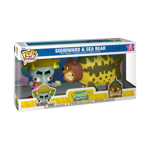 Funko - SPONGEBOB - POP Animation - 2 Pack Squidward & Sea Bear