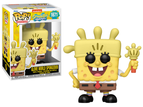 Funko - SPONGEBOB SQUAREPANTS- POP Animation N° 1671 - SpongeBob "Glove World"