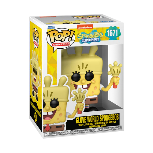 Funko - SPONGEBOB SQUAREPANTS- POP Animation N° 1671 - SpongeBob "Glove World"