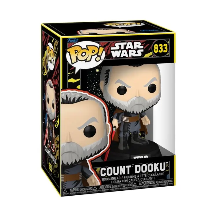 Funko - MAY THE FOURTH - POP Nooks N° 833 - Count Dooku (Retro)