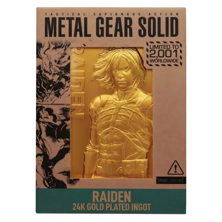 Fanattik - METAL GEAR SOLID 2 - Raiden - Limited Edition Ingot