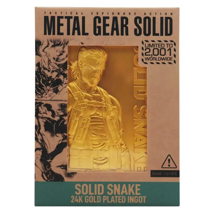 Fanattik - METAL GEAR SOLID 2 - Snake - Limited Edition Ingot