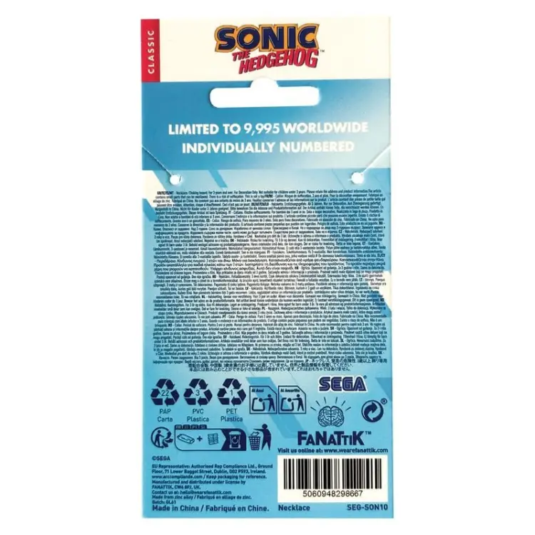 Fanattik - SONIC - Limited Edition Necklace