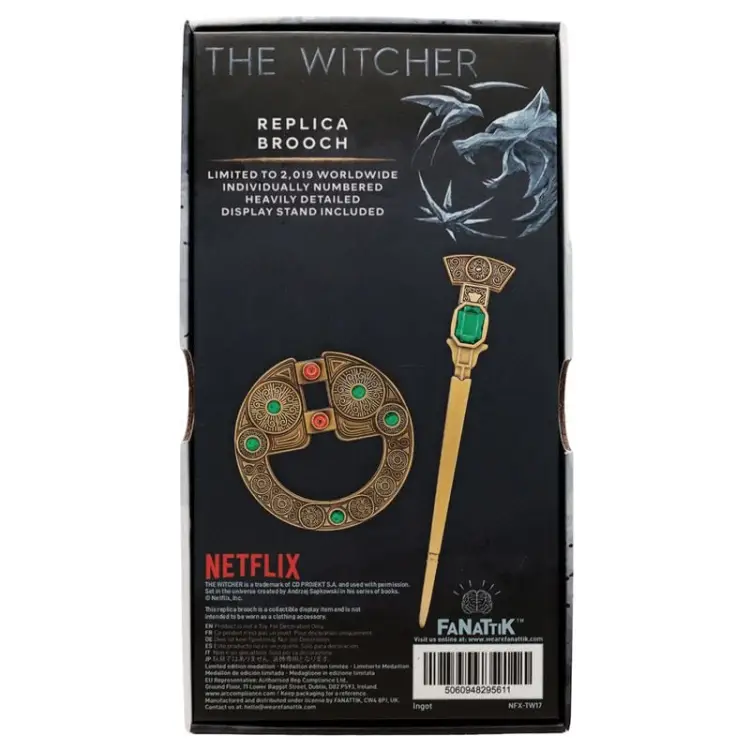 Fanattik - THE WITCHER - Renfri's Brooch - Limited Editon Replica