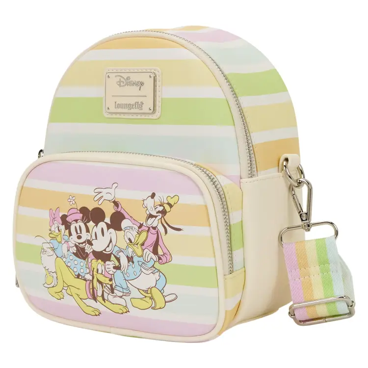 Loungefly - MICKEY & FRIENDS - Rainbow stripes - Crossbody bag Loungefly