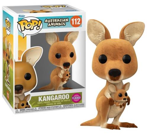 Funko - AUSTRALIAN ANIMALS - POP N° 112 - Kangaroo (Flocked)