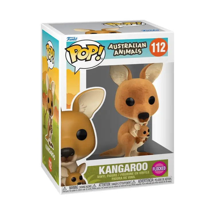 Funko - AUSTRALIAN ANIMALS - POP N° 112 - Kangaroo (Flocked)