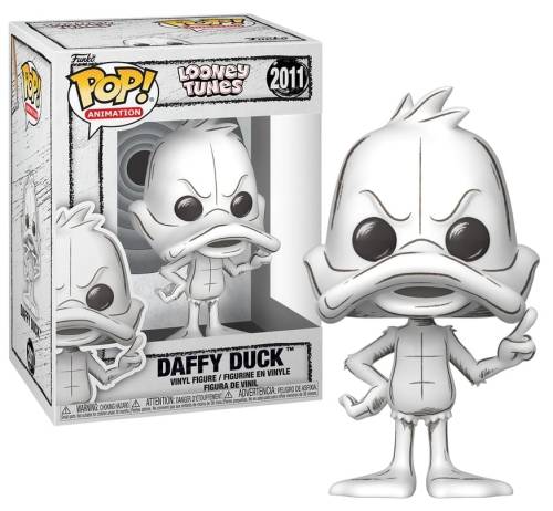 Funko - LOONEY TUNES - POP Animation N° 2011 - Daffy Duck (Sketched Deco)