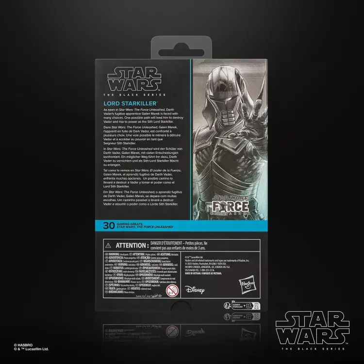 Hasbro - STAR WARS - Greats Lord Starkiller - Figure Black Series