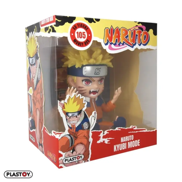 Plastoy - NARUTO - Naruto "Kyubi Mode" - Money Box PVC 15cm