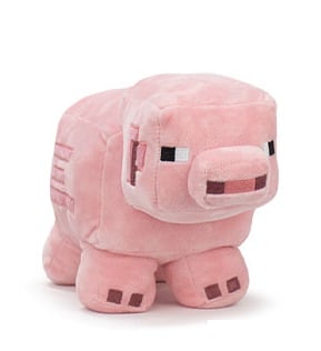Barrado - MINECRAFT - Pig - Plush 30cm