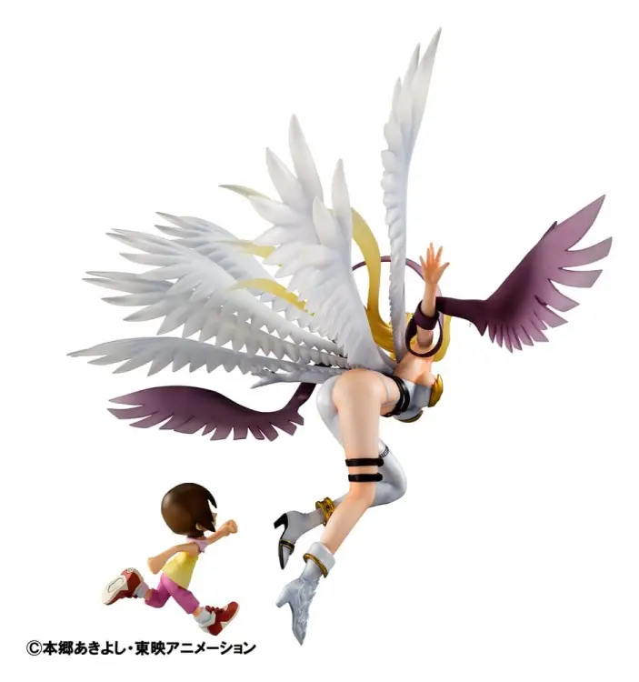 Megahouse - DIGIMON - Angewomon & Hikari Yagami - Statue G.E.M. 22cm
