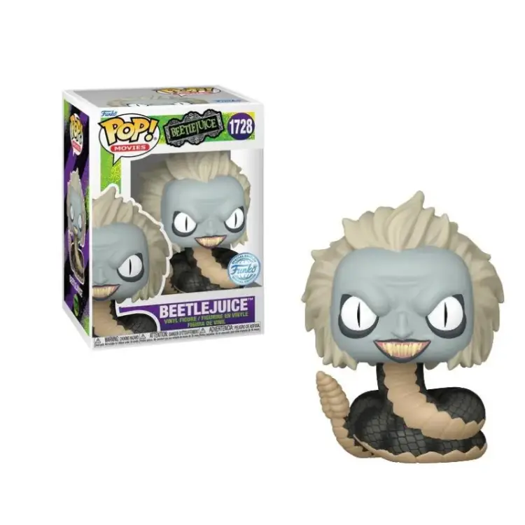 Funko POP! Beetlejuice - Beetlejuice (Snake) #1728 (Exclusive)