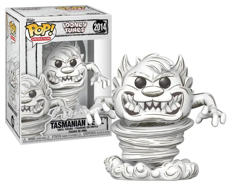 Funko - LOONEY TUNES - POP Animation N° 2014 - Taz (Sketched Deco)