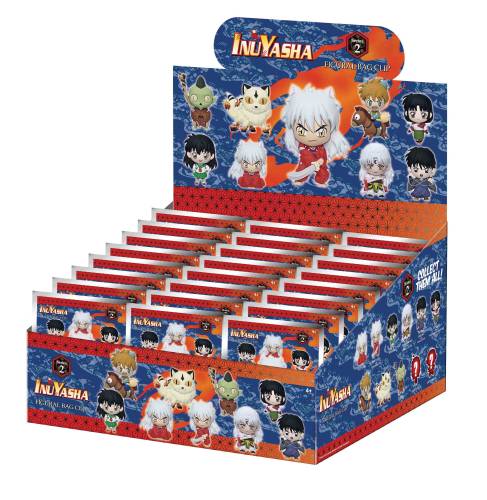 Monogram - INUYASHA (25TH ANNIV.) - Series 2 - 3D Foam Bag Clip (Display 24 Pcs)