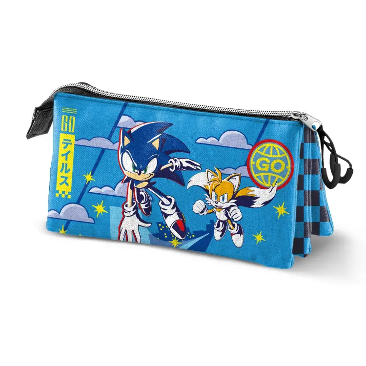 Karactermania - SONIC - Top Speed - Triple Pencil Case