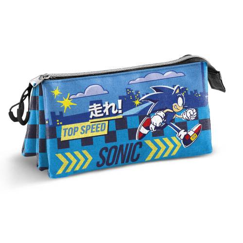 Karactermania - SONIC - Top Speed - Triple Pencil Case
