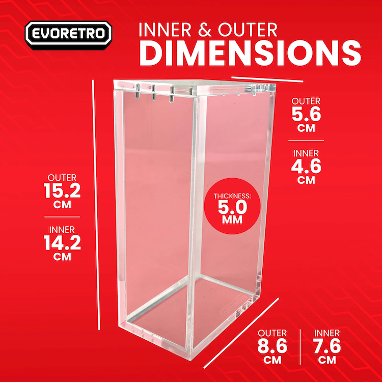 Evoretro - EVORETRO - Acrylic Case For Small Display Pokemon Japanese 1pc