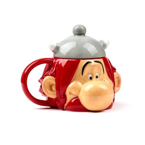 Puckator - ASTERIX - Obélix - 3D Mug with lid 17oz