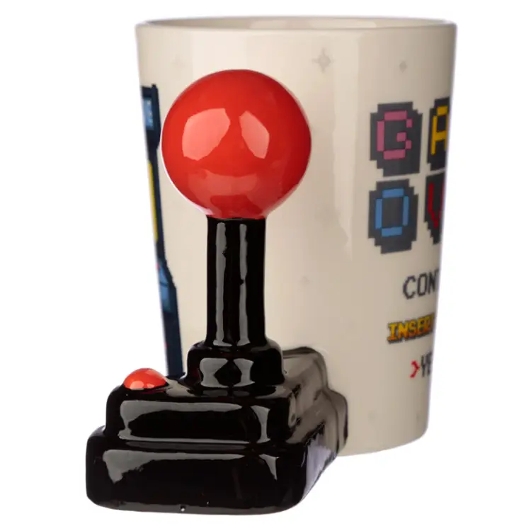 Puckator - GAME OVER - Joystick & Arcade - Mug with 3D Handle13,5oz