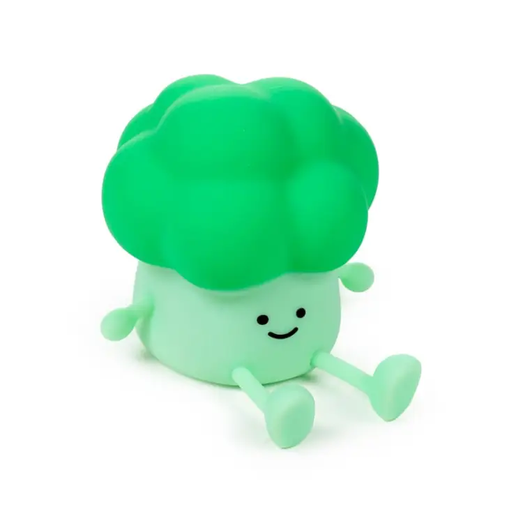 Puckator - KAWAII - Broccoli - Phone Holder & Rechargeable Lamp 4,3inch