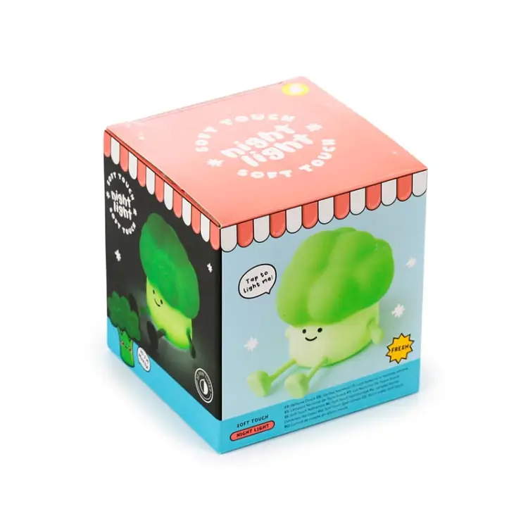 Puckator - KAWAII - Broccoli - Phone Holder & Rechargeable Lamp 4,3inch