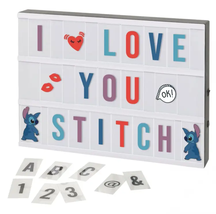 Arditex - STITCH - Message Light box with 384 letters + Remote Control
