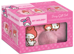Pyramid - MY MELODY - Fuzzy Gift Set - Notebook + 14,9oz Mug + Keychain