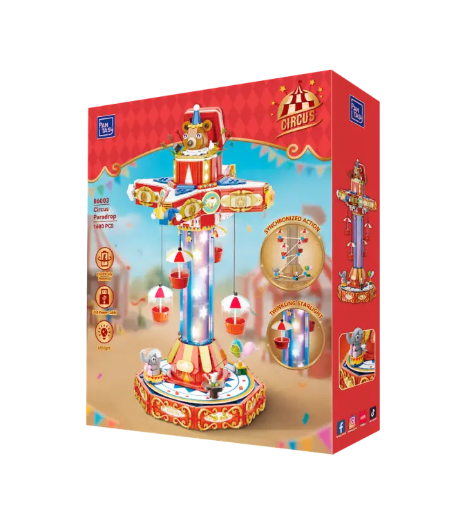 Pantasy - PANTASY - Circus Paradrop - Building block 1680 pcs