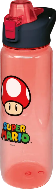 Stor - SUPER MARIO -  "Lock Top" Sport Bottle - 36oz