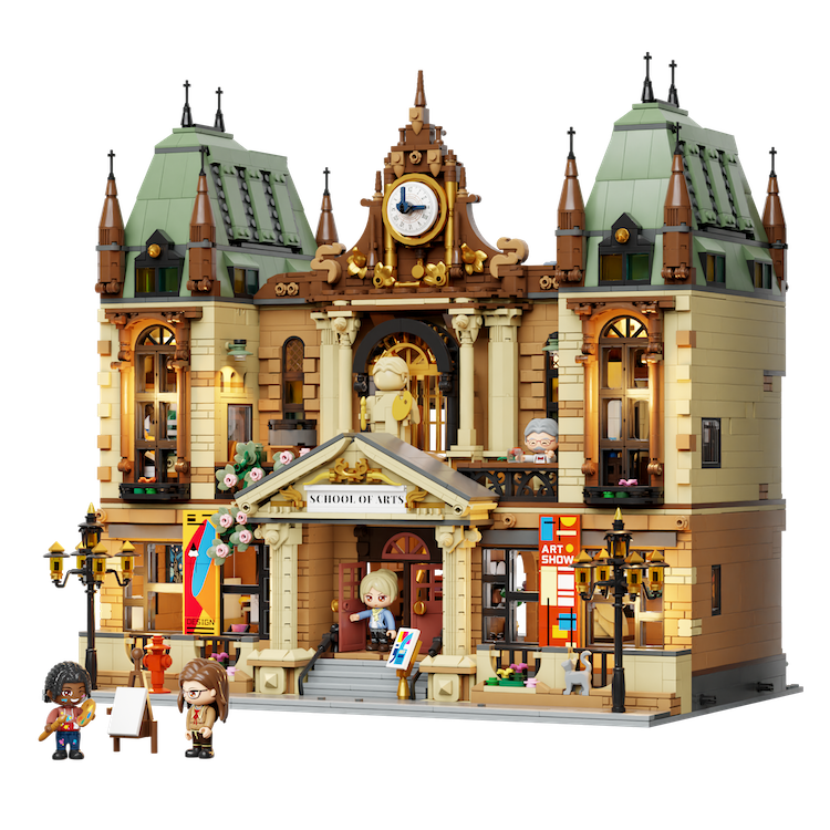 Pantasy - PANTASY - School of Arts - Building block 3463 pcs