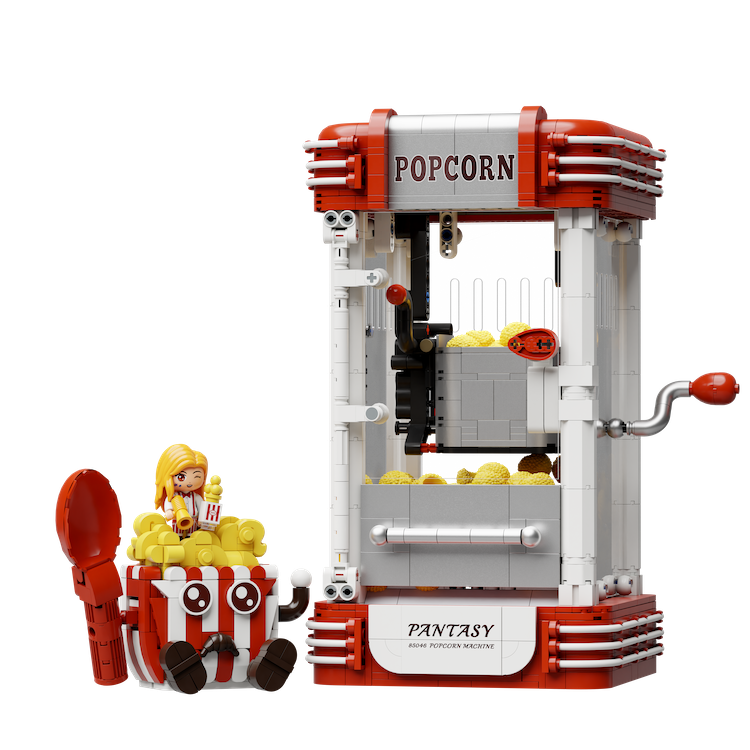 Pantasy - PANTASY - Popcorn Machine - Building block 1201 pcs