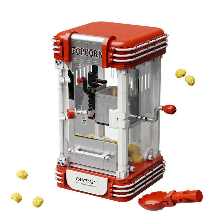 Pantasy - PANTASY - Popcorn Machine - Building block 1201 pcs
