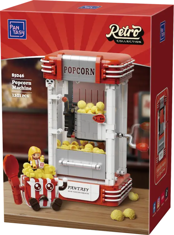 Pantasy - PANTASY - Popcorn Machine - Building block 1201 pcs