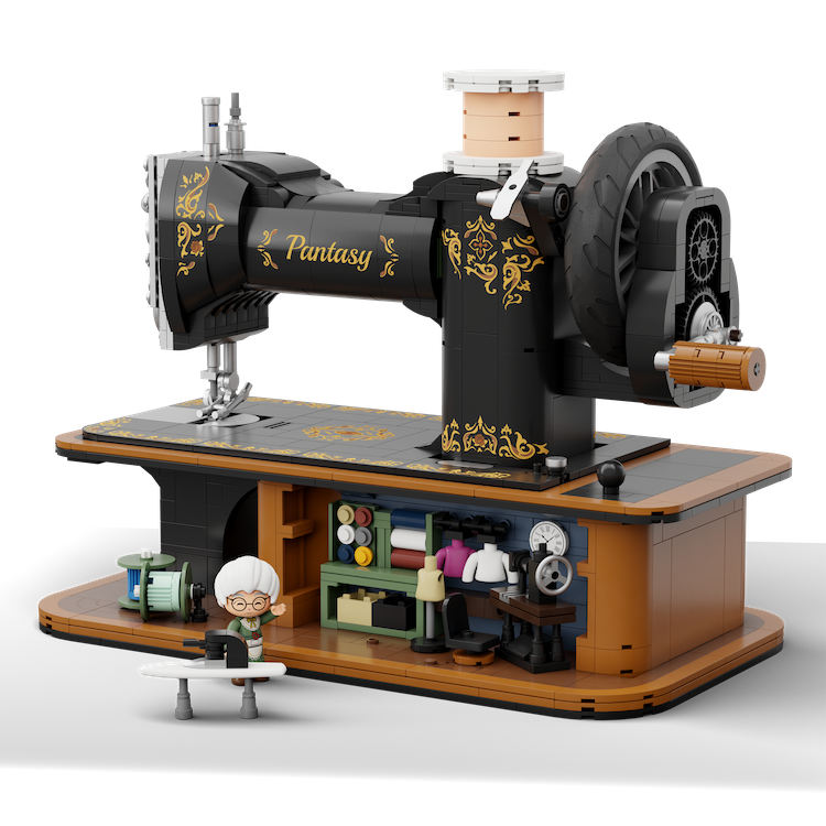 Pantasy - PANTASY - Hand Crank Sewing Machine - Building block 1152 pcs