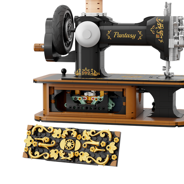 Pantasy - PANTASY - Hand Crank Sewing Machine - Building block 1152 pcs